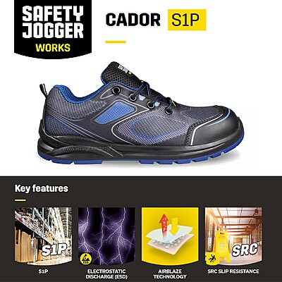 Safety Jogger Cador Blue - Safety shoes - Size 41 Safety Jogger Cador Blue - Safety shoes - Size 41